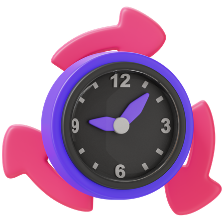 Time  3D Icon