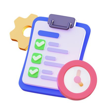 Time  3D Icon