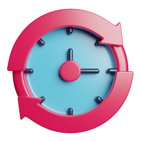 Time  3D Icon