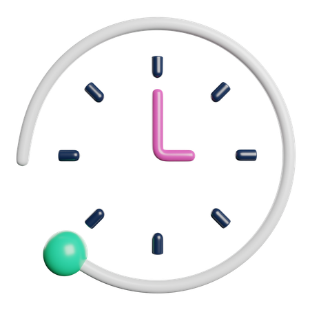 Time  3D Icon