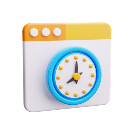 Time  3D Icon