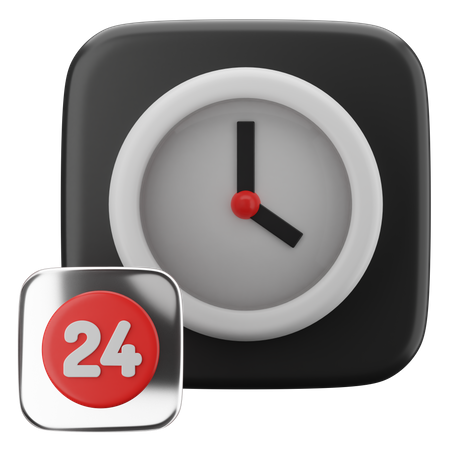 Time 3D Icon