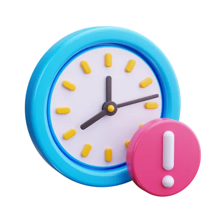 Time Alert  3D Icon