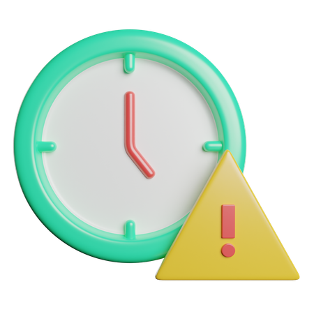 Time Alert  3D Icon