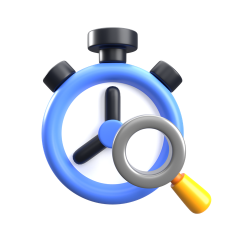 Time Analysis  3D Icon