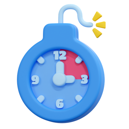 Time bomb  3D Icon