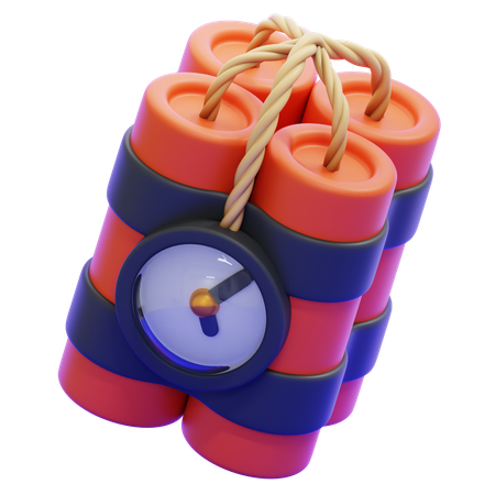 TIME BOMB  3D Icon