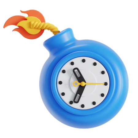 Time bomb  3D Icon