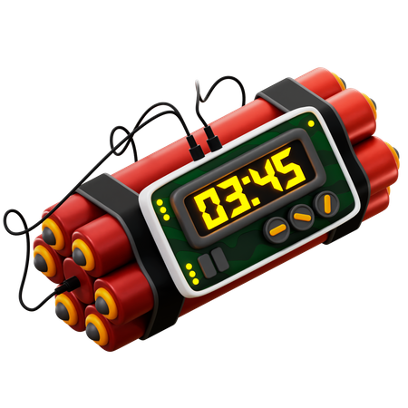 Time Bomb  3D Icon