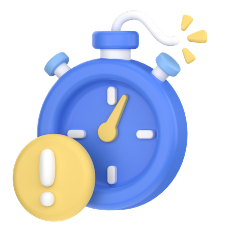 Time bomb  3D Icon