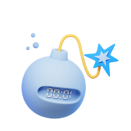 Time Bomb 3D Icon