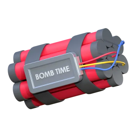 Time Bomb 3 D Icon Military Equipment Illustration 3D Icon
