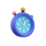 time counter 3d logo