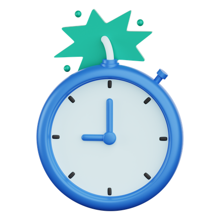 Time Deadline  3D Icon