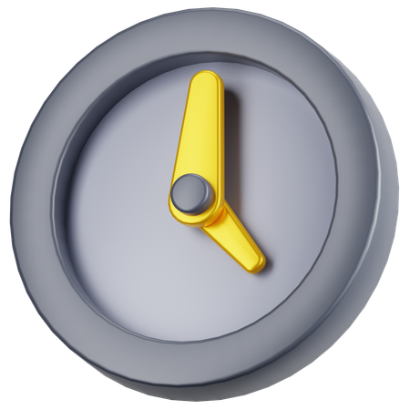 Time Deadline  3D Icon