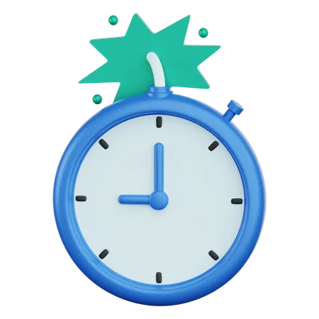 Time Deadline  3D Icon