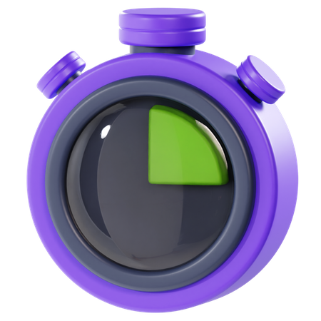 Time Diagram  3D Icon