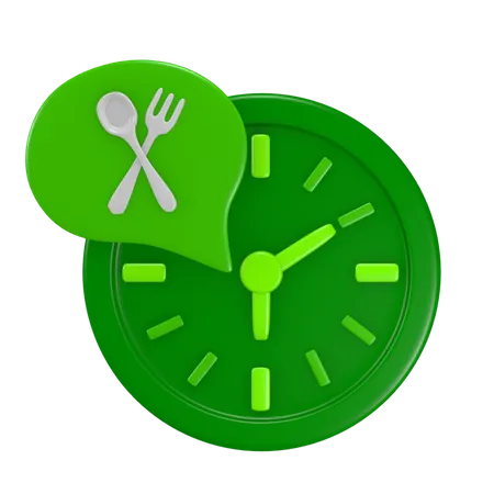 Time Eating  3D Icon