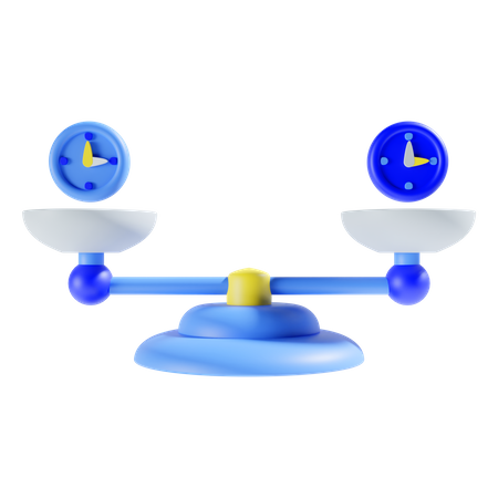 Time Equality  3D Icon