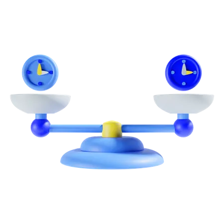 Time Equality  3D Icon