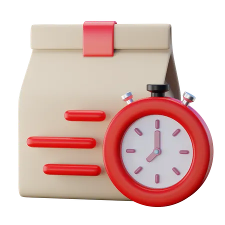 Time Estimation  3D Icon