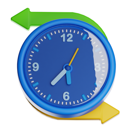 Time Flexibility  3D Icon