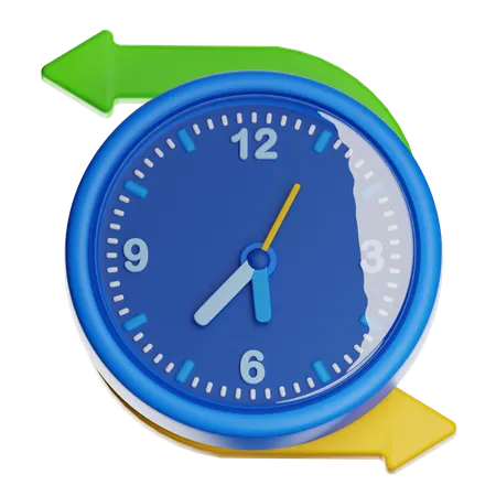Time Flexibility  3D Icon
