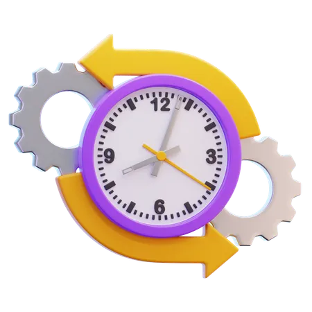 Time flexibility  3D Icon