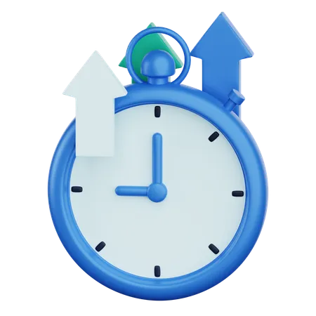 Time Flow  3D Icon