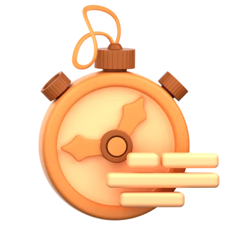 Time Flow  3D Icon