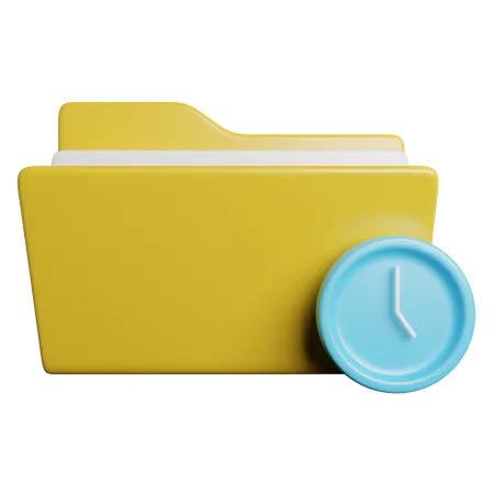 Time Folder  3D Icon