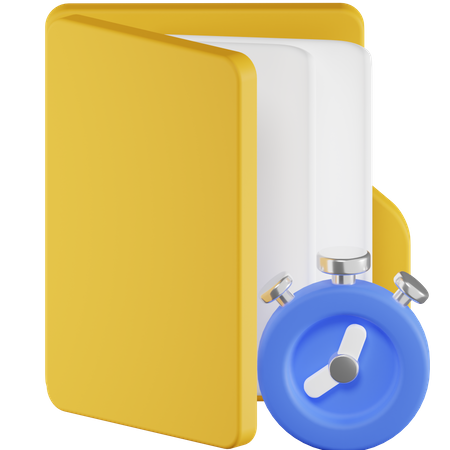 Time Folder  3D Icon