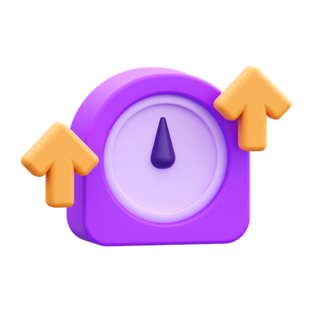 Time Increase  3D Icon