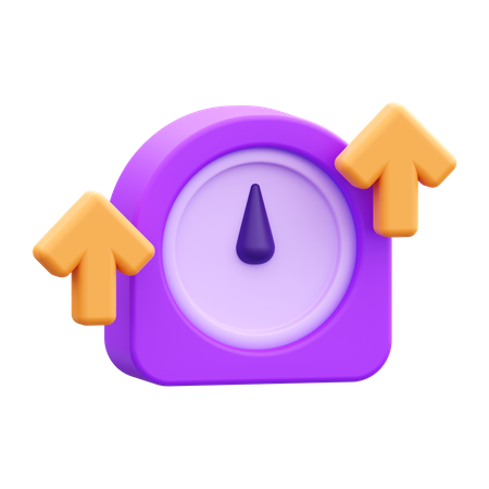 Time Increase  3D Icon