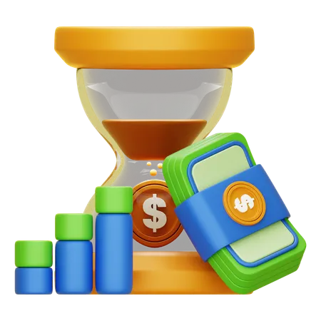 Time Investment  3D Icon