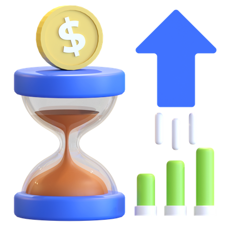 Time Investment  3D Icon