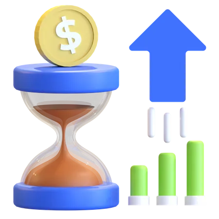 Time Investment  3D Icon