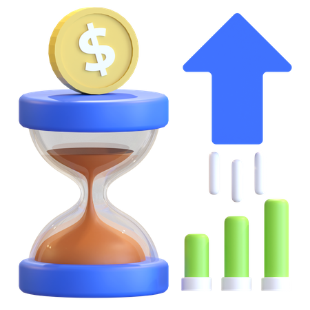 Time Investment 3D Icon