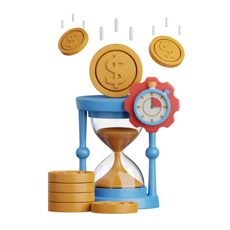 Time Investment  3D Icon