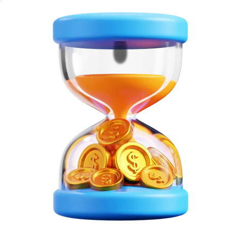 Time is Money  3D Icon