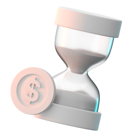 Time Is Money  3D Icon
