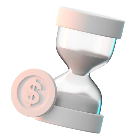 Time Is Money  3D Icon