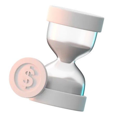 Time Is Money  3D Icon