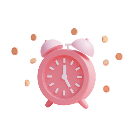 Time Is Money  3D Icon