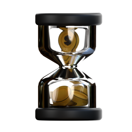 Time Is Money  3D Icon