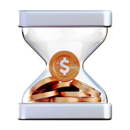 Time is Money  3D Icon