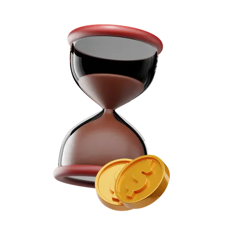 Time Is Money  3D Icon