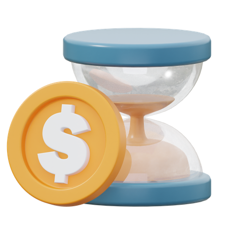 Time Is Money  3D Icon