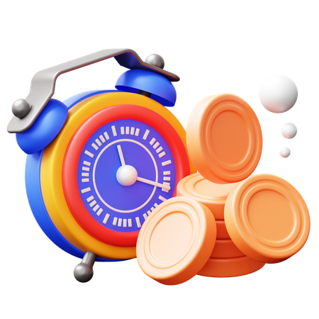 Time is Money  3D Icon