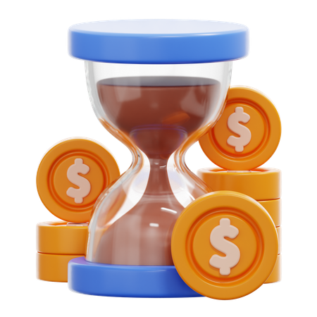 Time is Money  3D Icon